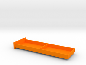Senet Board Drawer Only Full Size in Orange Processed Versatile Plastic