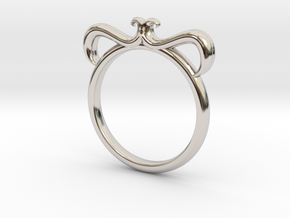 Petal Ring Size 10.5 in Platinum