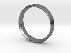 Mobius Ring Plain Size US 9.75 in Polished Silver