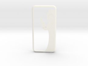Iphone 6S Case - Darth Vador in White Processed Versatile Plastic