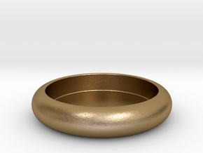Dog 's  dish in Polished Gold Steel