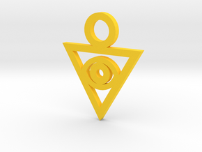 Aigami's Pendant- Yu-Gi-Oh! Darkside of Dimensions in Yellow Processed Versatile Plastic