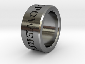 Boga Ring in Polished Silver