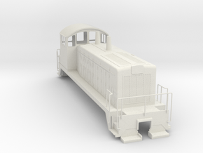 EMD SW7 0Scale WithoutMetalParts in White Natural Versatile Plastic
