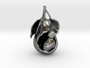 "12 Days of Christmas" Ornament- Partridge in a Pe in Polished Silver