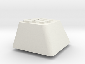 Topre row E - HP symbol in White Natural Versatile Plastic