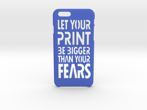 PrintBig iPhone 6 6s case in Blue Processed Versatile Plastic