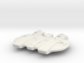 Federation L-Type Cruiser - 27mm in White Natural Versatile Plastic