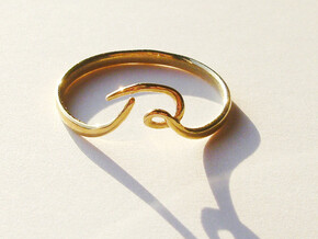 R-loop Ring in Polished Brass