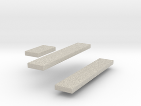 Amphicat seats 1/72nd scale in Natural Sandstone