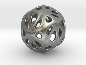  hydrangea ball 04 in Natural Silver