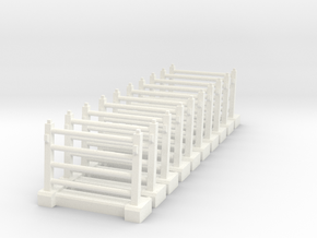 Clotures x10 in White Processed Versatile Plastic