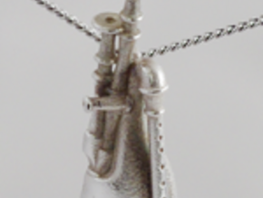 Schaeferpfeife pendant in Polished Silver