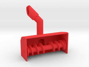 Snow Blower in Red Processed Versatile Plastic