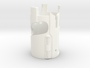 KR Lightsaber Emitter V5 Sleve in White Processed Versatile Plastic