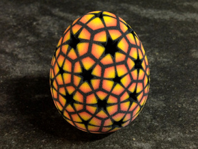 Mosaic Egg #14 in Full Color Sandstone