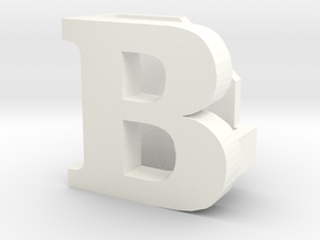 BandBit B1 for Fitbit Flex in White Processed Versatile Plastic