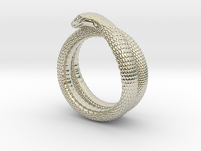 Snake Ring (various sizes) in 14k White Gold