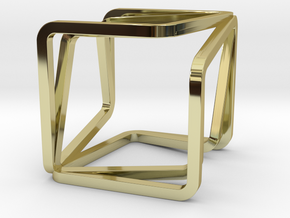YOUCUBE II Charms. Use different colors and materi in 18k Gold Plated Brass