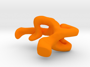 Double Elbow Applejack in Orange Processed Versatile Plastic