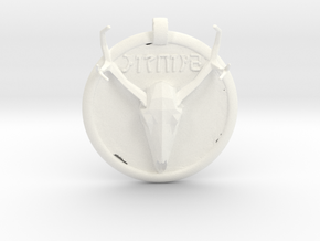 Amulet of Hircine in White Processed Versatile Plastic
