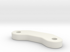 Xray X1 Front lower arms renforce in White Natural Versatile Plastic