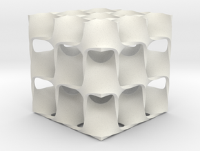 Diamond Math Geometry in White Natural Versatile Plastic