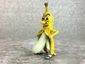 Flashing Banana Figurine in Full Color Sandstone