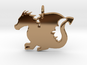Baby Dragon in Polished Brass