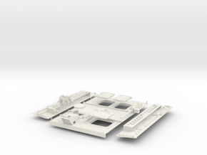 Stryker APC Back Kit(1:18 Scale) in White Natural Versatile Plastic