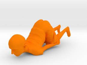 Funny 3d Penholder in Orange Processed Versatile Plastic