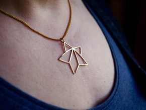 Achievement Star Pendant in Polished Brass