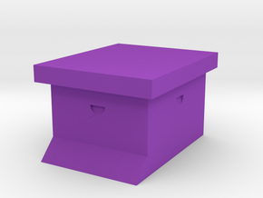 Simple Bee Hive Sculpture in Purple Processed Versatile Plastic