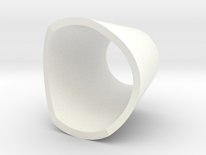 Mini BR Neck Cone II in White Processed Versatile Plastic