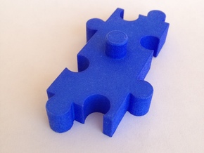 Phat Phont Base - Single Post in Blue Processed Versatile Plastic