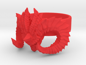 Diablo Ring Size 4,5 in Red Processed Versatile Plastic