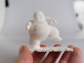 sumo wrestler in White Natural Versatile Plastic