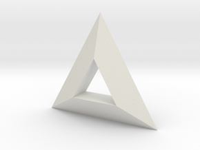 TriAngular in White Natural Versatile Plastic