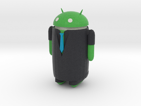 Android businessman in Full Color Sandstone