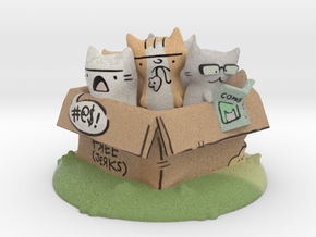 Box of Jerk Cats by Katie Cooke in Full Color Sandstone