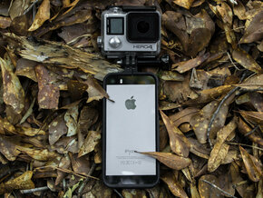 M1X Pro GoPro case for iPhone 5 & 5s in Black Natural Versatile Plastic