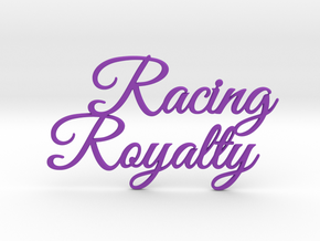 Racing Royalty in Purple Processed Versatile Plastic