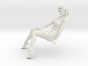 1/18 Sit Lady-013 in White Natural Versatile Plastic