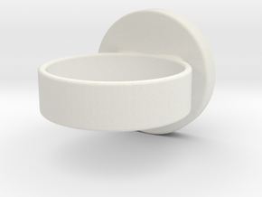 Zelda OoT Fire Ring in White Natural Versatile Plastic