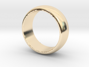 Basic 8 Wedding Band in 14k Gold Plated Brass