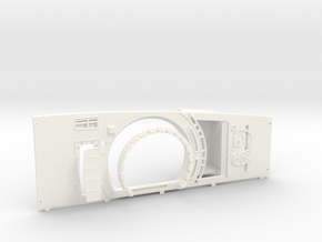 ESB Port Side Wall for DeAgo Falcon 1 of 2 in White Processed Versatile Plastic
