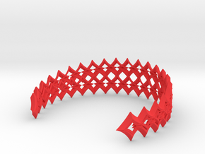haarband02 in Red Processed Versatile Plastic