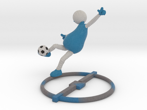 Football Pose 1 - (soccer)  1017N in Full Color Sandstone