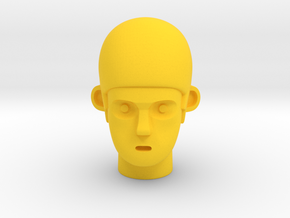 Crash Head in Yellow Processed Versatile Plastic