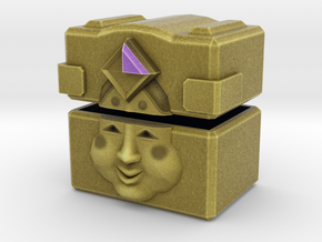 Gold Mask Box in Full Color Sandstone